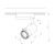 Трековый однофазный светильник Nowodvorski Profile Zoom Led White 7624